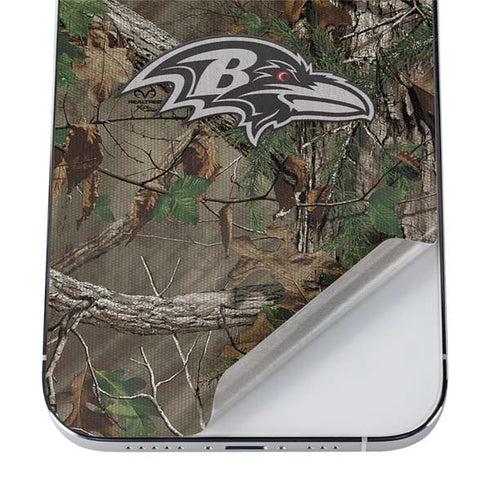 NFL Baltimore Ravens Realtree Xtra Green Camo iPhone 12 Pro Skin