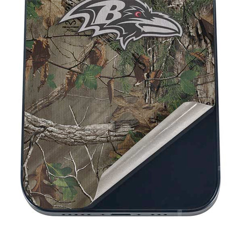 NFL Baltimore Ravens Realtree Xtra Green Camo iPhone 12 Skin