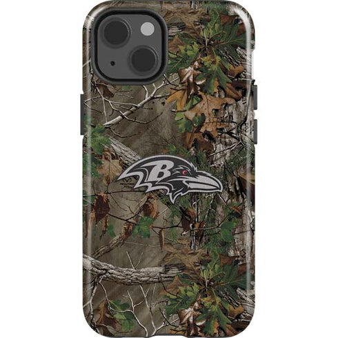 NFL Baltimore Ravens Realtree Xtra Green Camo iPhone 14 Impact Case