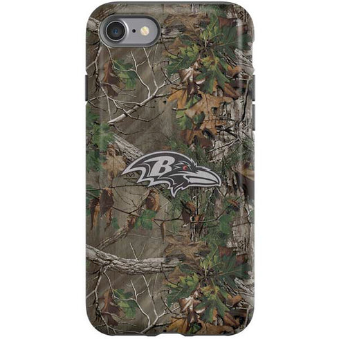 NFL Baltimore Ravens Realtree Xtra Green Camo iPhone SE (2nd & 3rd Gen) Pro Case