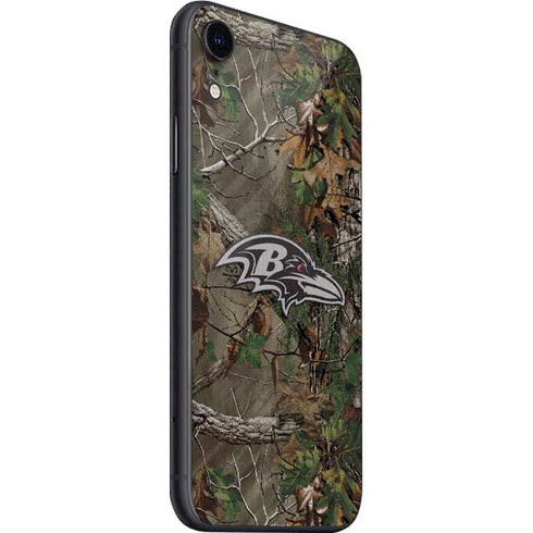 NFL Baltimore Ravens Realtree Xtra Green Camo iPhone SE (2nd & 3rd Gen) Skin
