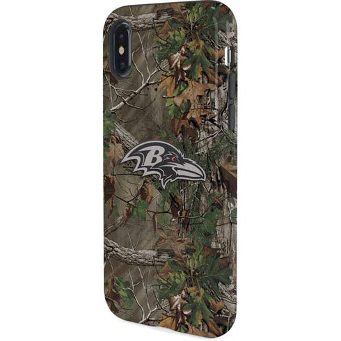 NFL Baltimore Ravens Realtree Xtra Green Camo iPhone X Pro Case