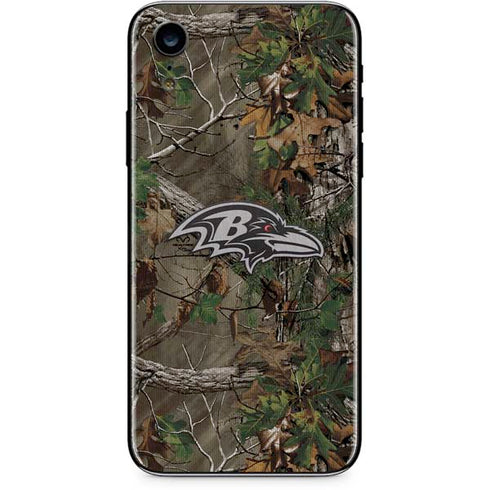 NFL Baltimore Ravens Realtree Xtra Green Camo iPhone XR Skin