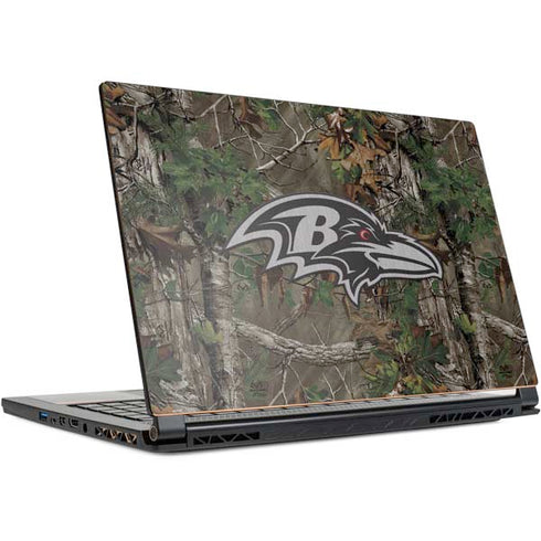 NFL Baltimore Ravens Realtree Xtra Green Camo MSI GS65 Stealth Laptop Skin