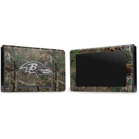 NFL Baltimore Ravens Realtree Xtra Green Camo Nintendo Switch Bundle Skin