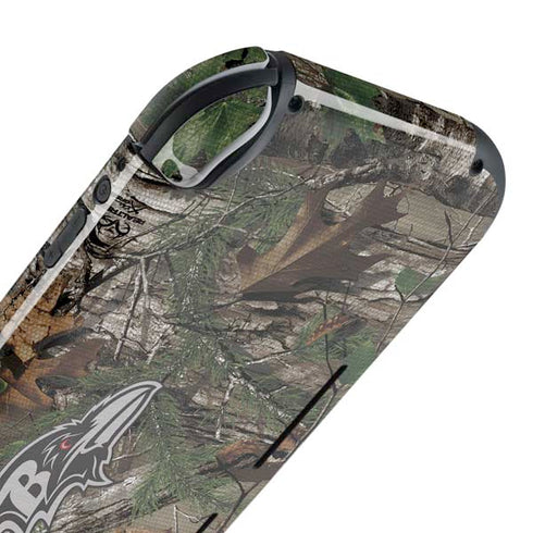 NFL Baltimore Ravens Realtree Xtra Green Camo Nintendo Switch Lite Skin