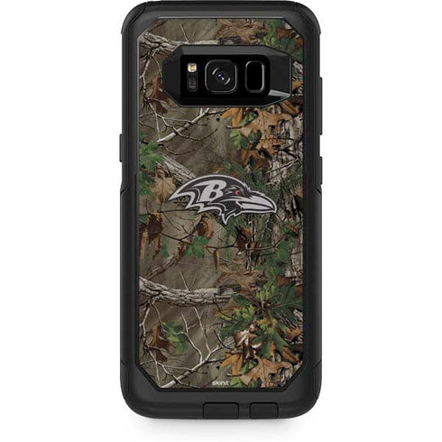 NFL Baltimore Ravens Realtree Xtra Green Camo Otterbox Commuter Galaxy Skin