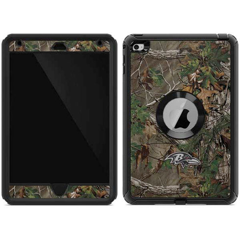 NFL Baltimore Ravens Realtree Xtra Green Camo Otterbox Defender iPad Skin