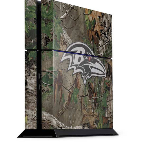 NFL Baltimore Ravens Realtree Xtra Green Camo PS4 Console Skin