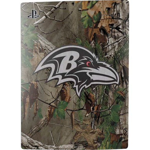 NFL Baltimore Ravens Realtree Xtra Green Camo PS5 Digital Edition Bundle Skin