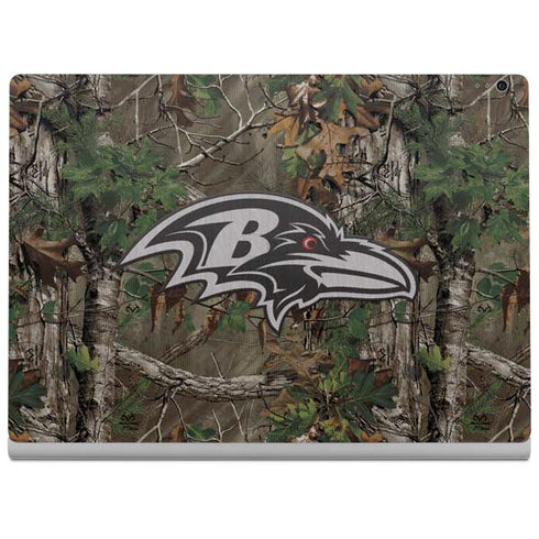 NFL Baltimore Ravens Realtree Xtra Green Camo Surface Book 2 13.5in Skin