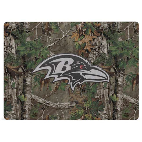 NFL Baltimore Ravens Realtree Xtra Green Camo Surface Laptop 3 13.5in Skin