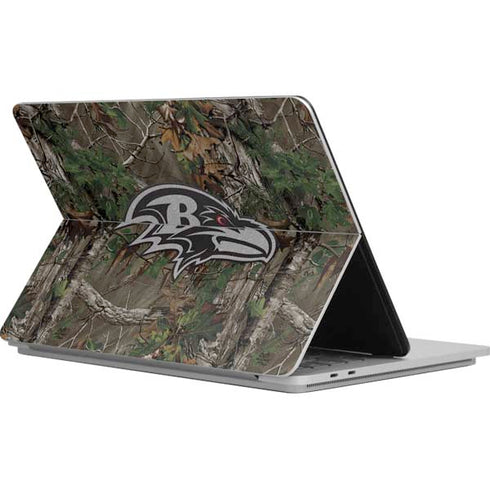 NFL Baltimore Ravens Realtree Xtra Green Camo Surface Laptop Studio Skin