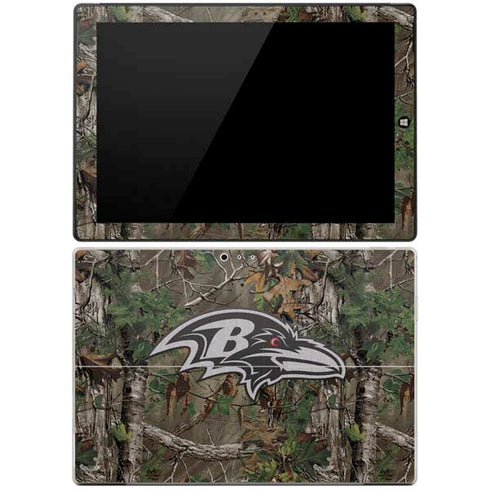 NFL Baltimore Ravens Realtree Xtra Green Camo Surface Pro 3 Skin