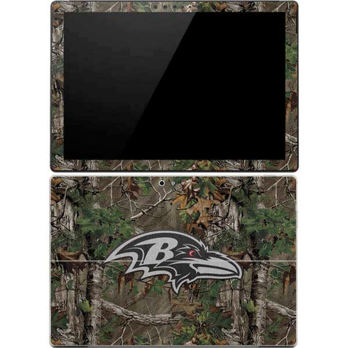 NFL Baltimore Ravens Realtree Xtra Green Camo Surface Pro 4 Skin