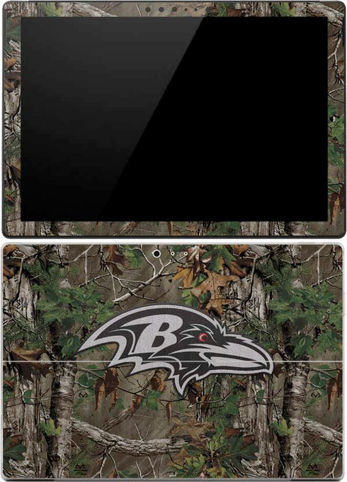 NFL Baltimore Ravens Realtree Xtra Green Camo Surface Pro (2017) Skin