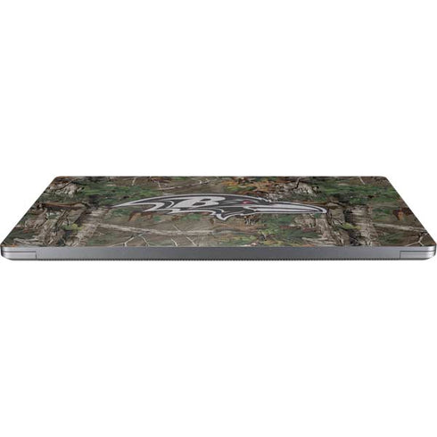 NFL Baltimore Ravens Realtree Xtra Green Camo Universal Laptop 16in (13 x 9.4in) Skin