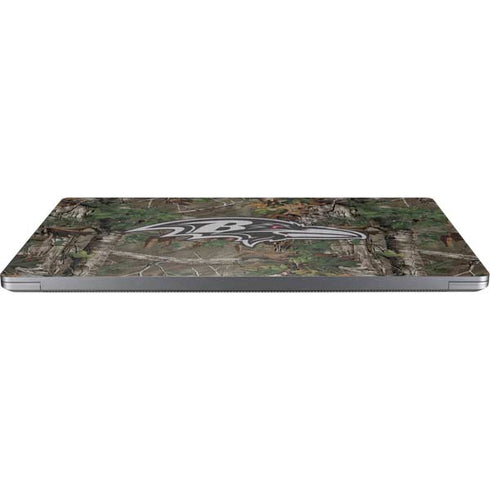 NFL Baltimore Ravens Realtree Xtra Green Camo Universal Laptop 18in (14.6 x 10.6in) Skin