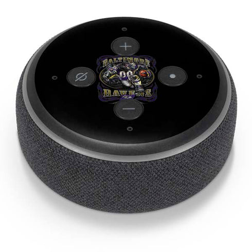 Liquid Blue NFL Baltimore Ravens Running Back Amazon Echo Dot Skin