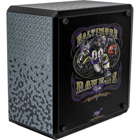 Liquid Blue NFL Baltimore Ravens Running Back Cooler Master MasterBox Q300L Mini Tower Skin