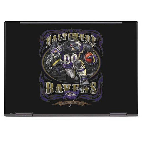 Liquid Blue NFL Baltimore Ravens Running Back HP Envy Skin