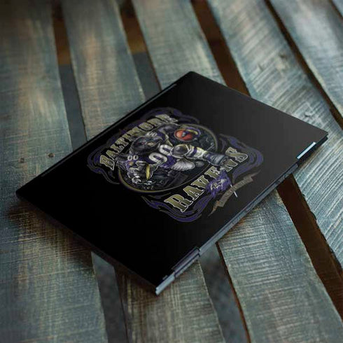 Liquid Blue NFL Baltimore Ravens Running Back HP Envy Skin