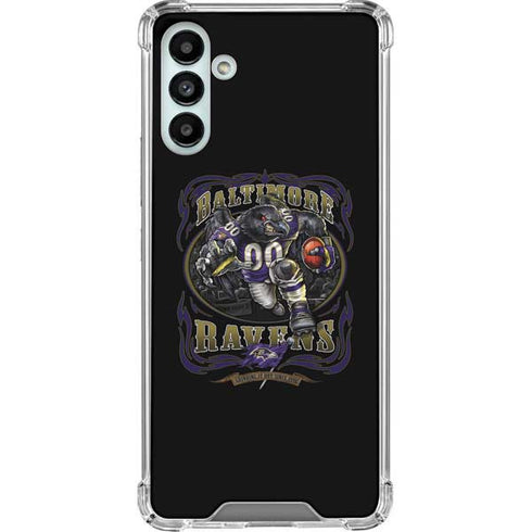 Liquid Blue NFL Baltimore Ravens Running Back Galaxy A13 5G Clear Case