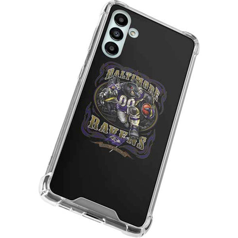 Liquid Blue NFL Baltimore Ravens Running Back Galaxy A13 5G Clear Case