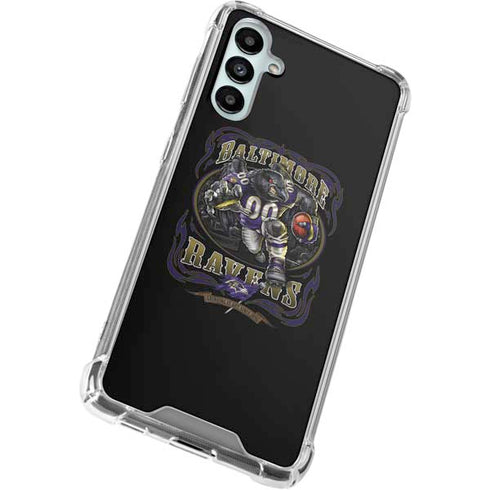 Liquid Blue NFL Baltimore Ravens Running Back Galaxy A14 5G Clear Case