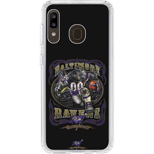 Liquid Blue NFL Baltimore Ravens Running Back Galaxy A20 Clear Case