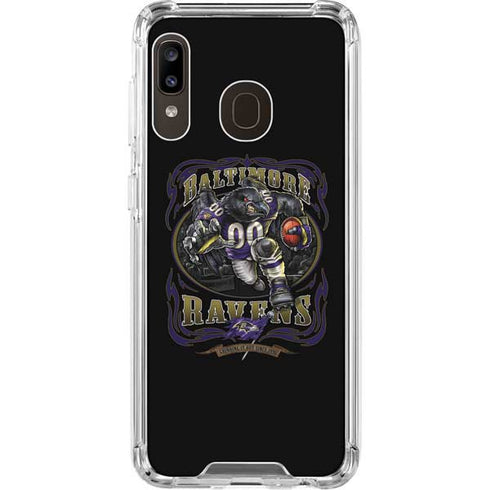 Liquid Blue NFL Baltimore Ravens Running Back Galaxy A30 Clear Case