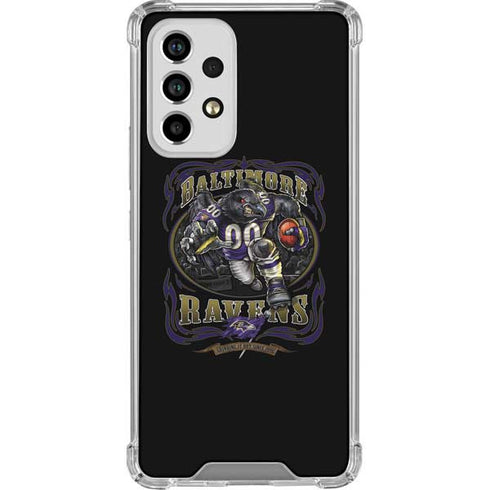Liquid Blue NFL Baltimore Ravens Running Back Galaxy A33 5G Clear Case