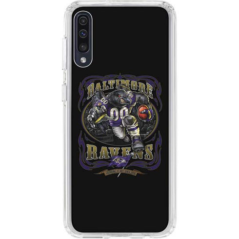 Liquid Blue NFL Baltimore Ravens Running Back Galaxy A50 Clear Case