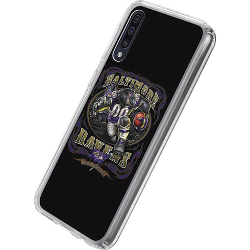Liquid Blue NFL Baltimore Ravens Running Back Galaxy A50 Clear Case