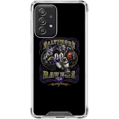 Liquid Blue NFL Baltimore Ravens Running Back Galaxy A52 5G Clear Case