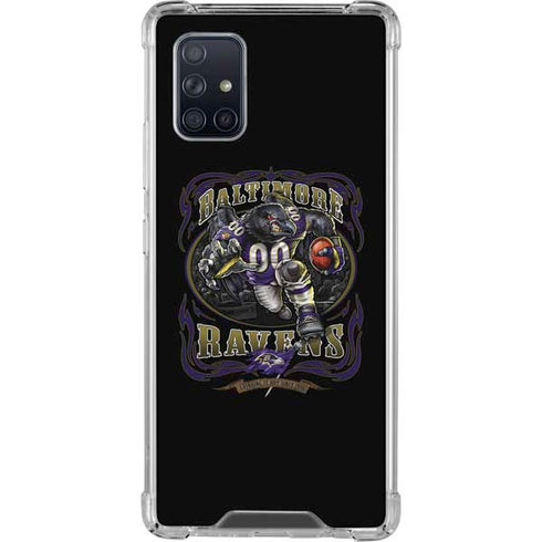 Liquid Blue NFL Baltimore Ravens Running Back Galaxy A71 5G Clear Case