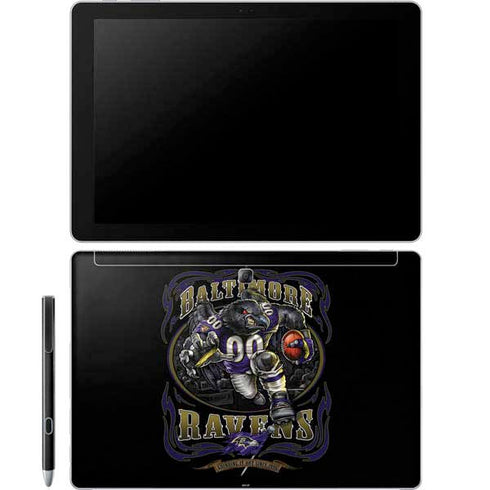 Liquid Blue NFL Baltimore Ravens Running Back Galaxy Book 12in Skin