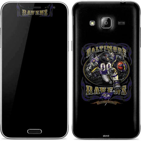 Liquid Blue NFL Baltimore Ravens Running Back Galaxy J3 Skin