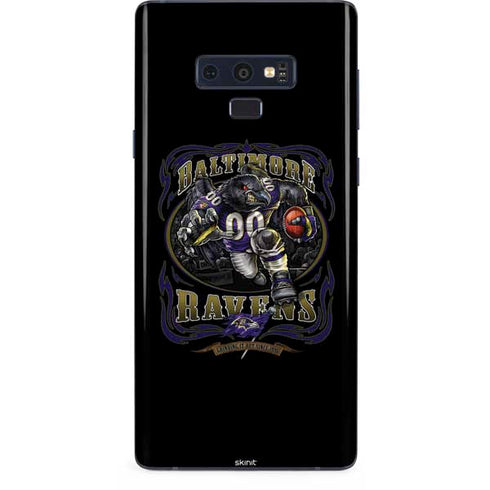 Liquid Blue NFL Baltimore Ravens Running Back Galaxy Note 9 Skin