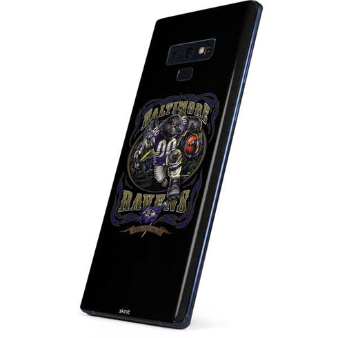 Liquid Blue NFL Baltimore Ravens Running Back Galaxy Note 9 Skin
