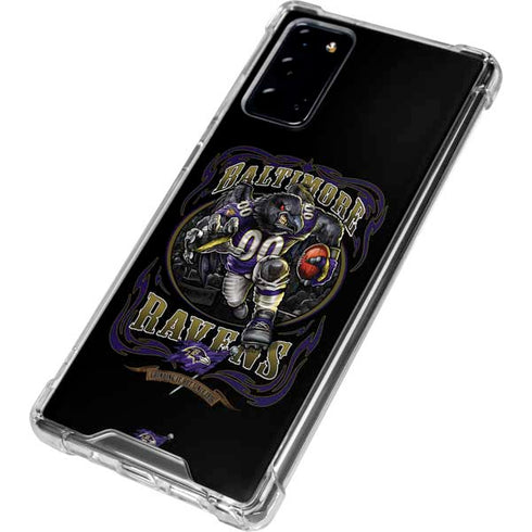 Liquid Blue NFL Baltimore Ravens Running Back Galaxy Note20 5G Clear Case