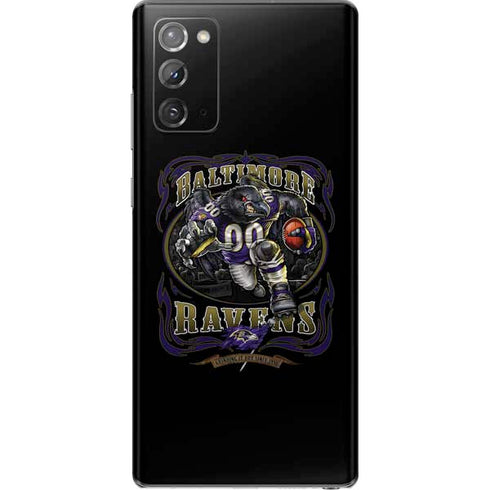 Liquid Blue NFL Baltimore Ravens Running Back Galaxy Note20 5G Skin