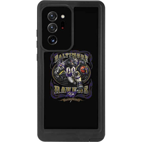 Liquid Blue NFL Baltimore Ravens Running Back Galaxy Note20 Ultra 5G Waterproof Case