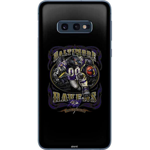 Liquid Blue NFL Baltimore Ravens Running Back Galaxy S10e Skin