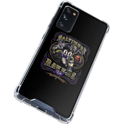 Liquid Blue NFL Baltimore Ravens Running Back Galaxy S20 FE Clear Case