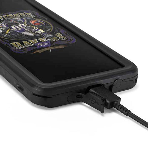 Liquid Blue NFL Baltimore Ravens Running Back Galaxy S20 Plus Waterproof Case