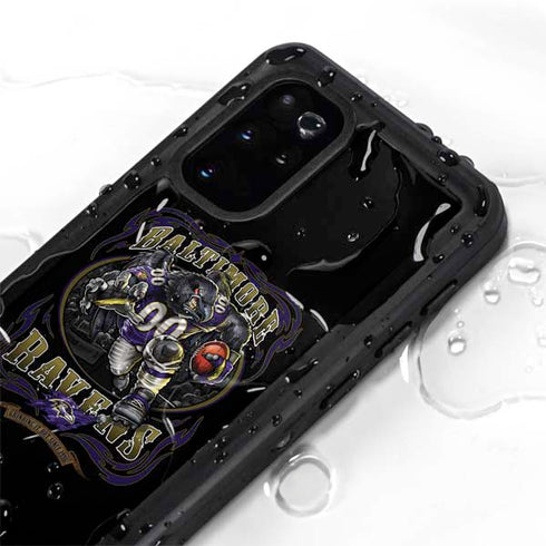 Liquid Blue NFL Baltimore Ravens Running Back Galaxy S20 Plus Waterproof Case