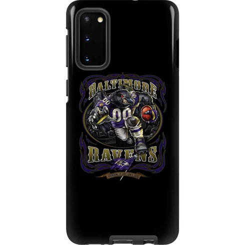 Liquid Blue NFL Baltimore Ravens Running Back Galaxy S20 Pro Case
