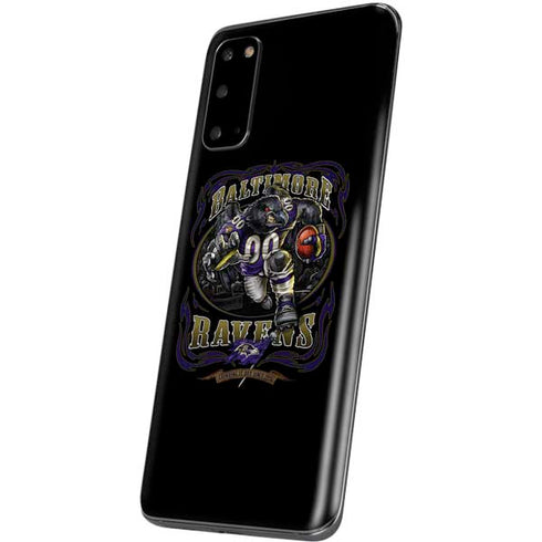 Liquid Blue NFL Baltimore Ravens Running Back Galaxy S20 Skin