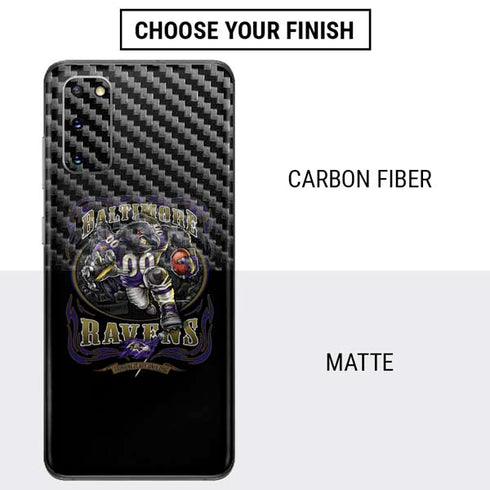 Liquid Blue NFL Baltimore Ravens Running Back Galaxy S20 Skin